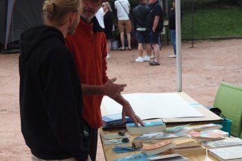 Climacadabra, festival des actions locales du 3 CHB au col de Crie, accueil et information du public au col de Crie