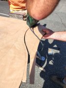 Atelier Malin du 3 CHB, fabrication d'un support de four solaire